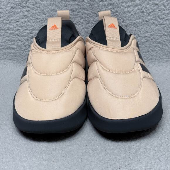 Adidas Adipuff Mens Size 9 Slip On Sneakers Magic Beige Black Primaloft IF4227 - Picture 2 of 9